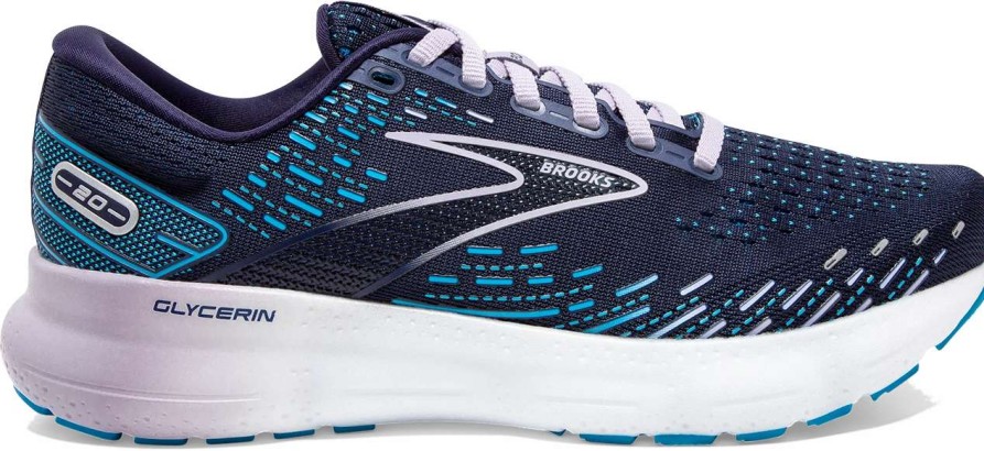 Footwear * | Brooks Women'S Glycerin 20 (499 Peacoat/Ocean/Pastel Lilac)