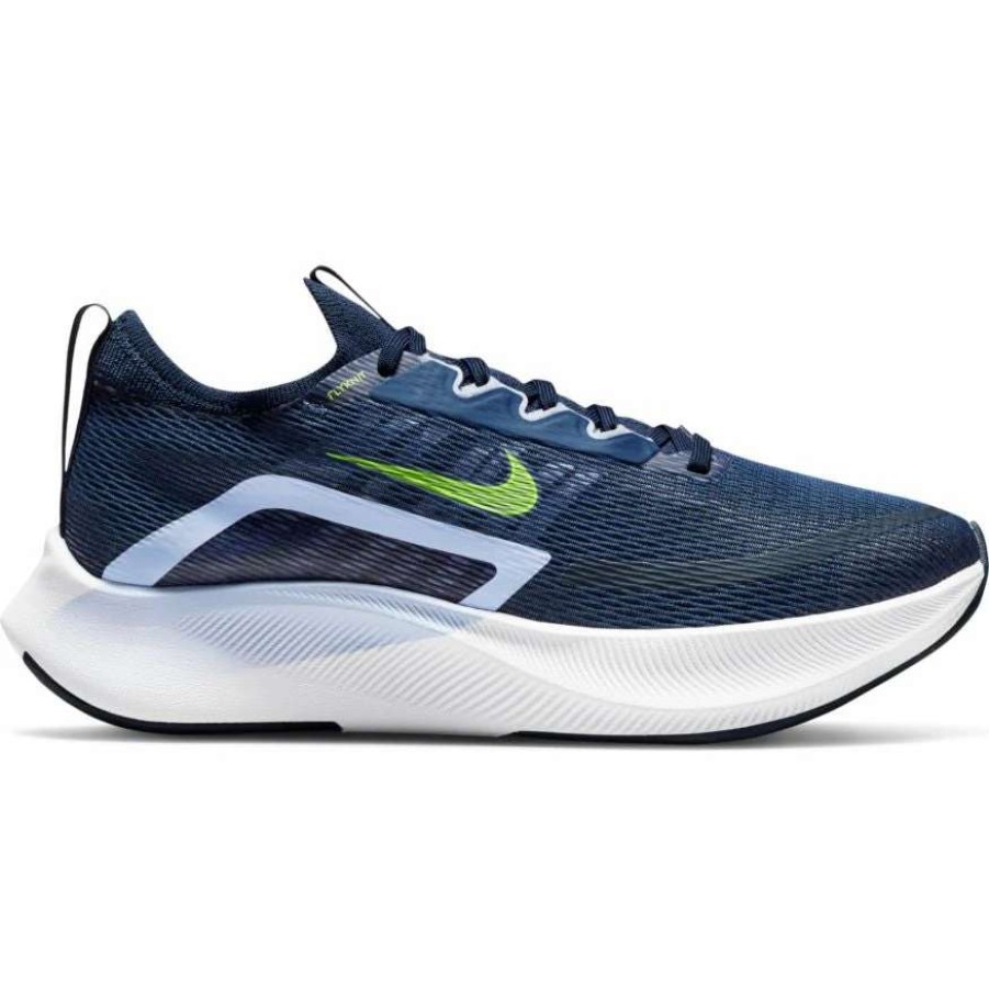 Footwear * | Nike Women'S Zoom Fly 4 (400 Mystic Navy/Volt/Armory Navy)