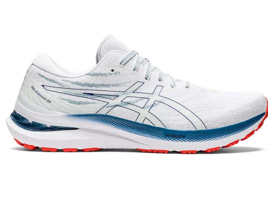 Footwear * | Asics Men'S Gel-Kayano 29 (101 White/Deep Ocean)