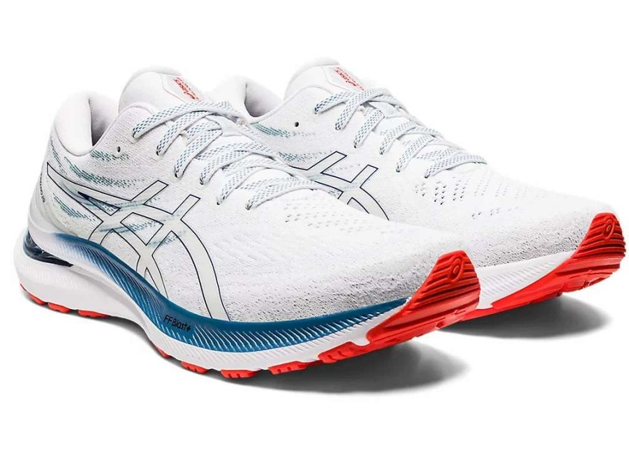 Footwear * | Asics Men'S Gel-Kayano 29 (101 White/Deep Ocean)