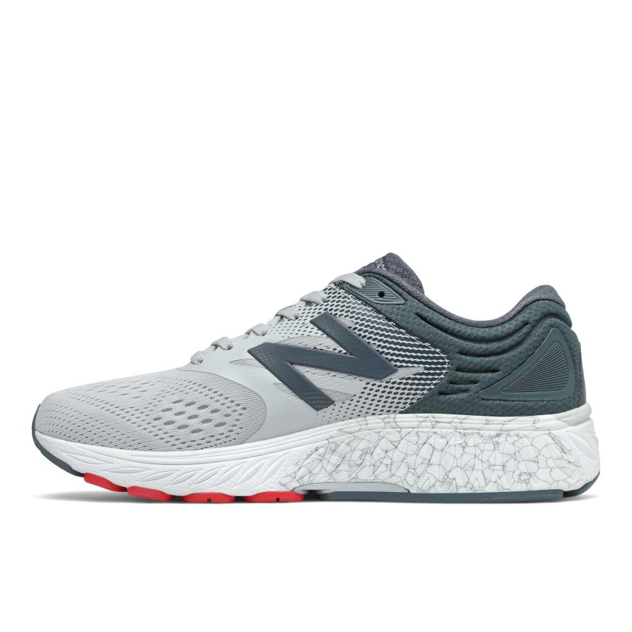 Footwear * | New Balance Men'S 940 V4 Wide (Cg Light Aluminum/Team Red)