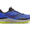 Footwear * | Saucony Men'S Peregrine 12 (25 Blue Raz/Acid)