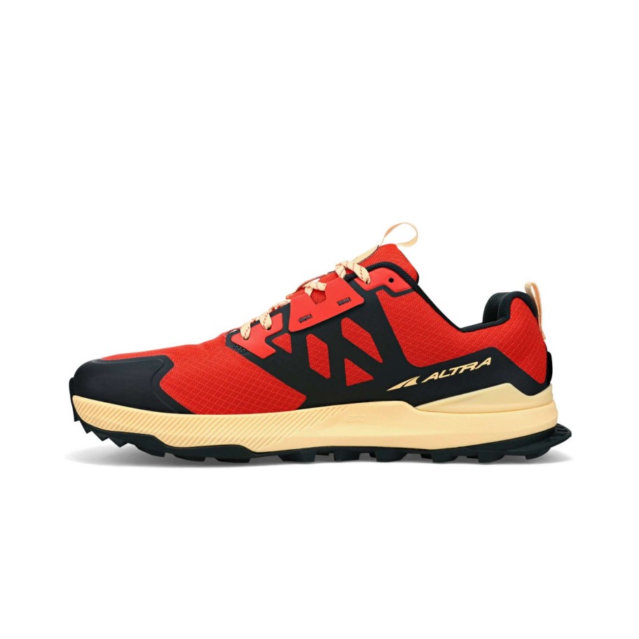 Footwear * | Altra Men'S Lone Peak 7 (680 Red/Orange)