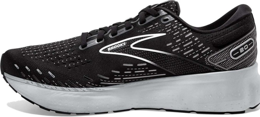 Footwear * | Brooks Men'S Glycerin 20 (059 Black/White/Alloy)