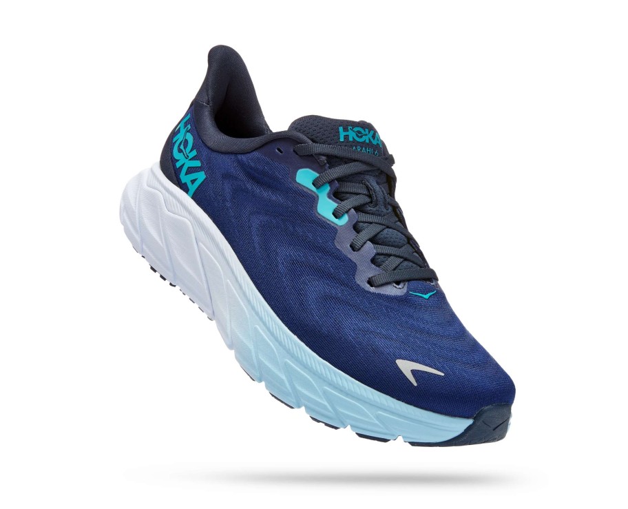 Footwear * | Hoka Men'S Arahi 6 (Osbb Outer Space/Bellwether Blue)