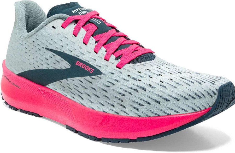 Footwear * | Brooks Women'S Hyperion Tempo (110 Ice Flow/Navy/Pink)