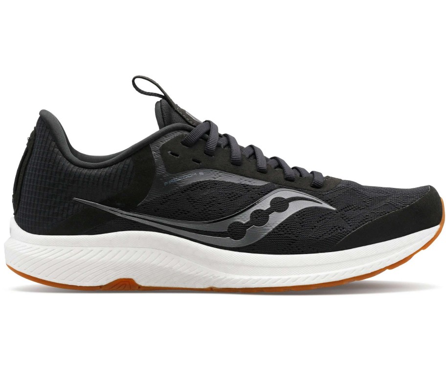 Footwear * | Saucony Men'S Freedom 5 (12 Black/Gum)