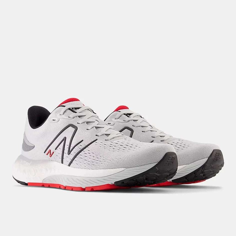 Footwear * | New Balance Men'S Fresh Foam X 880 V12 (Q Light Aluminum/True Red)