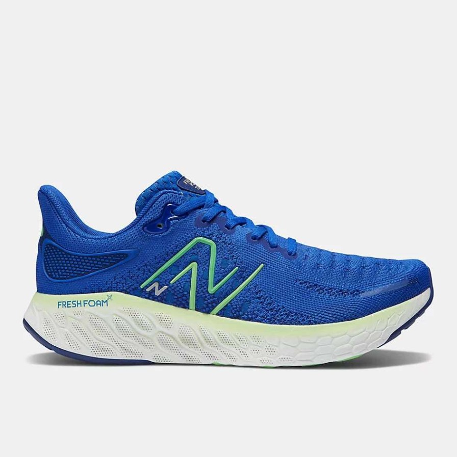 Footwear * | New Balance Men'S Fresh Foam X 1080V12 (S Blue/Green Apple/Vibrant Spring)