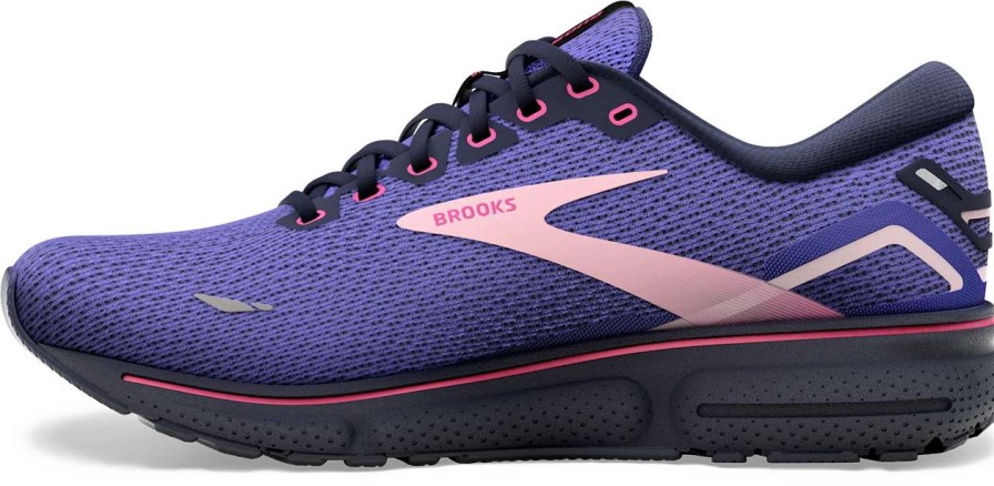 Footwear * | Brooks Women'S Ghost 15 (469 Blue/Peacoat/Pink)