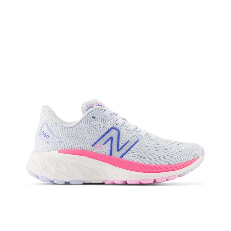 Footwear * | New Balance Little Kid'S Fresh Foam X 860 V13 (P Moon Dust/Neon Pink)