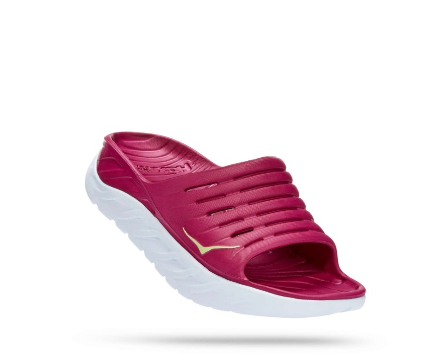 Footwear * | Hoka Women'S Ora Recovery Slide (Ffbt Festival Fuchsia/Butterfly)