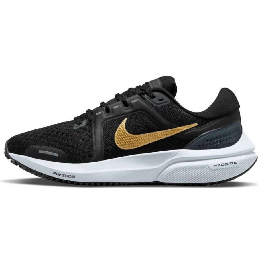 Footwear * | Nike Women'S Air Zoom Vomero 16 (003 Black/Metallic Gold Coin/Dark Smoke Grey)