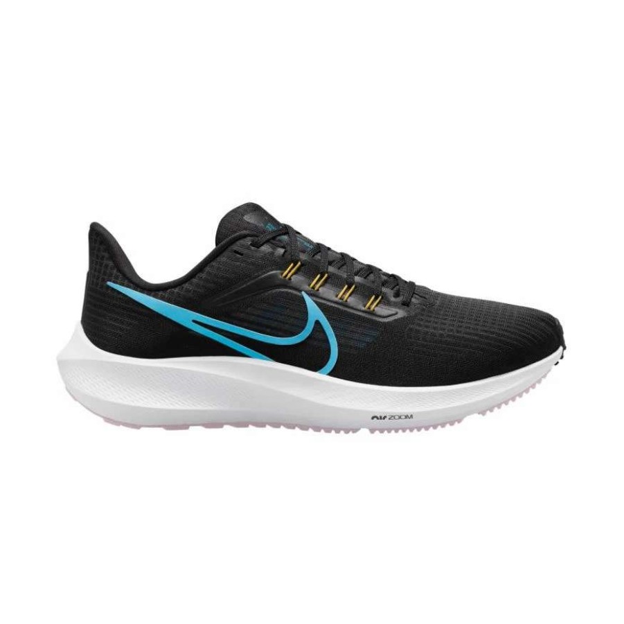 Footwear * | Nike Men'S Air Zoom Pegasus 39 (002 Black/Chlorine Blue/Anthracite)