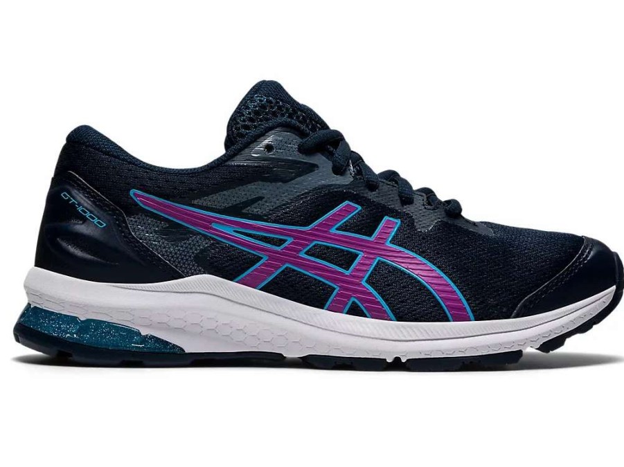 Footwear * | Asics Kid'S Gt-1000 10 Gs (407 French Blue/Digital Aqua)