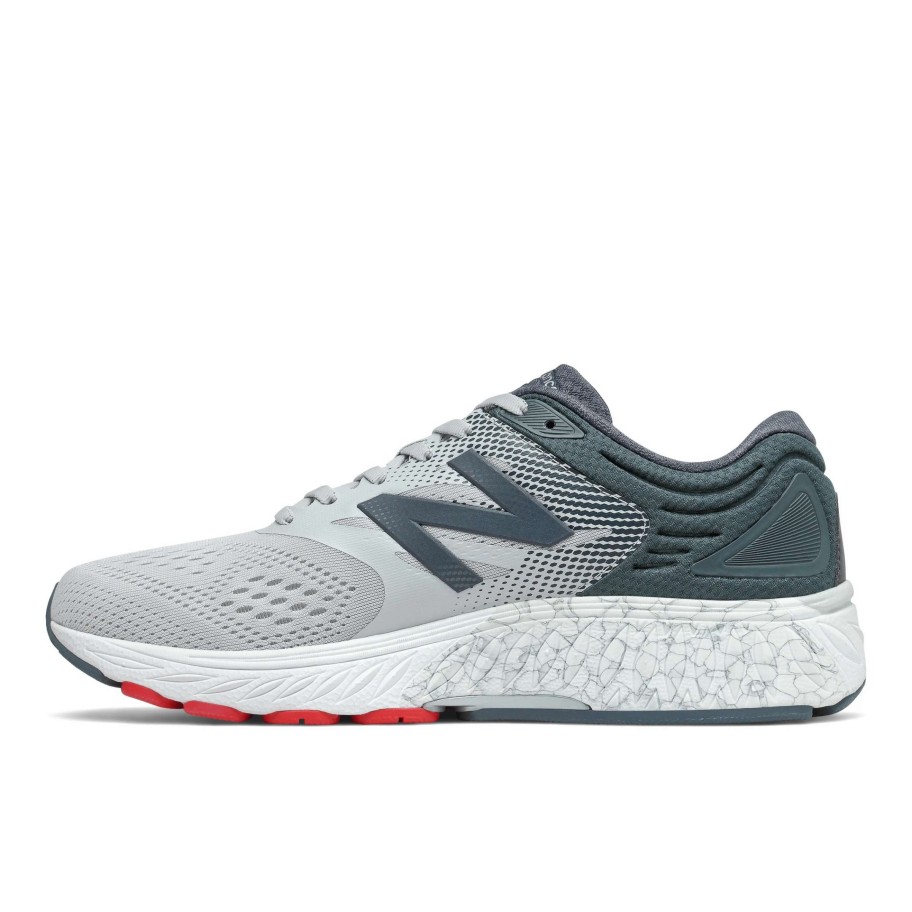 Footwear * | New Balance Men'S 940 V4 (Cg Light Aluminum/Team Red)