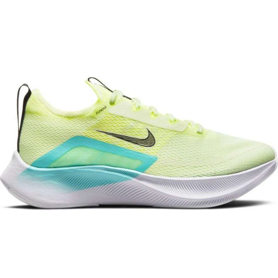 Footwear * | Nike Women'S Zoom Fly 4 (700 Barely Volt/Black/Dynamic Turquoise Volt)